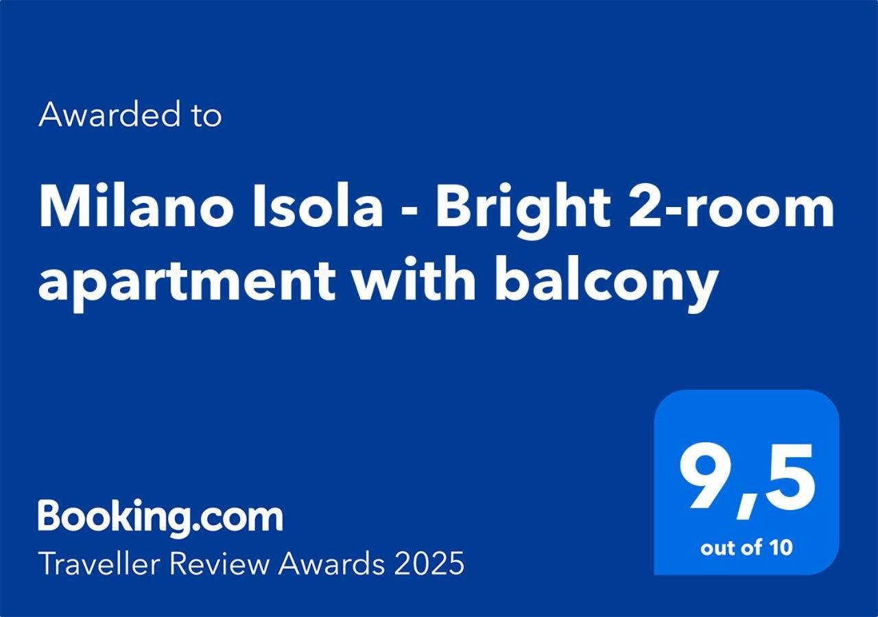 Milano Isola - Bright 2-Room Apartment With Balcony Exterior foto